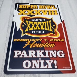 Sign Super Bowl XXXVIII (38) NFL - 2004